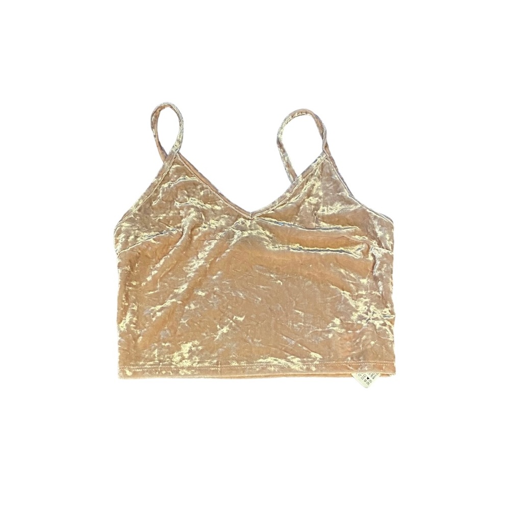 Forever 21 velvet crop top